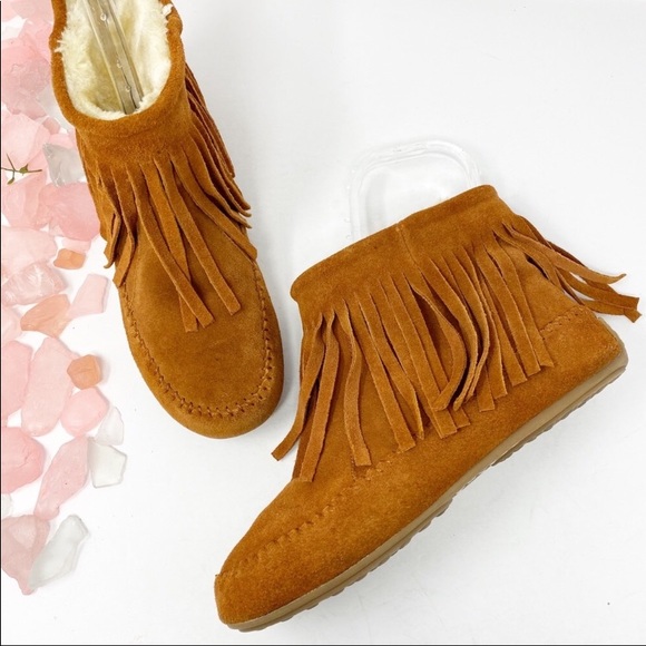 lucky brand moccasin booties